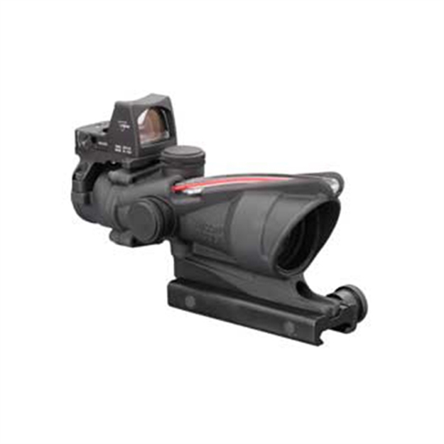 Picture of Trijicon 100549 Acog Combo Matte Black 4X32mm Illuminated Red Chevron .223/5.56 Bdc Reticle TA31D100549