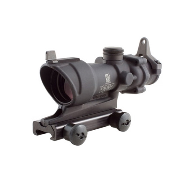 Picture of Trijicon 100091 Acog  Black Hardcoat Anodized 4X32mm Illuminated Amber Crosshair 223 Reticle TA01NSN 719307300538