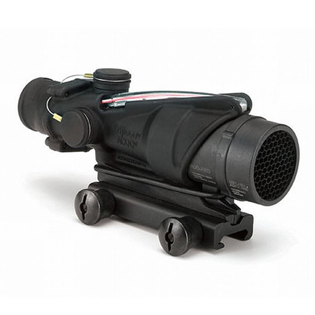 Picture of Trijicon 100226 Acog  Black Hardcoat Anodized 4X32mm Illuminated Red Chevron Reticle TA31RCO-A4CP