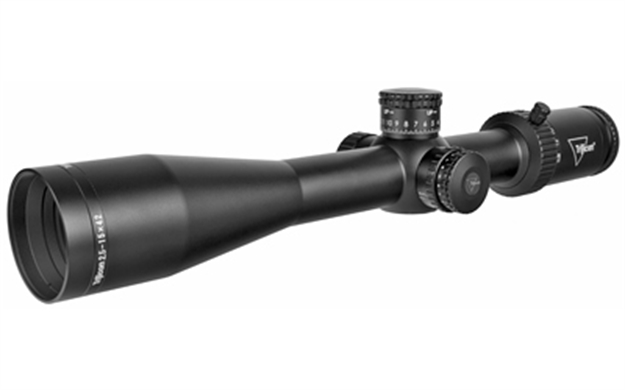Picture of Trijicon Credohx 2.5-15X42 Snd Fcl Plane(Sfp)Riflescope W/Rd Moa Cntr Dot, 30Mm Tube, Satin Blk, Exposed Elevation Adjuster CRHX1542-C-2900033