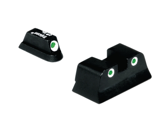 Picture of Trijicon 600138 Bright & Tough Night Sights CZ 75 Tritium Green W/White Outline