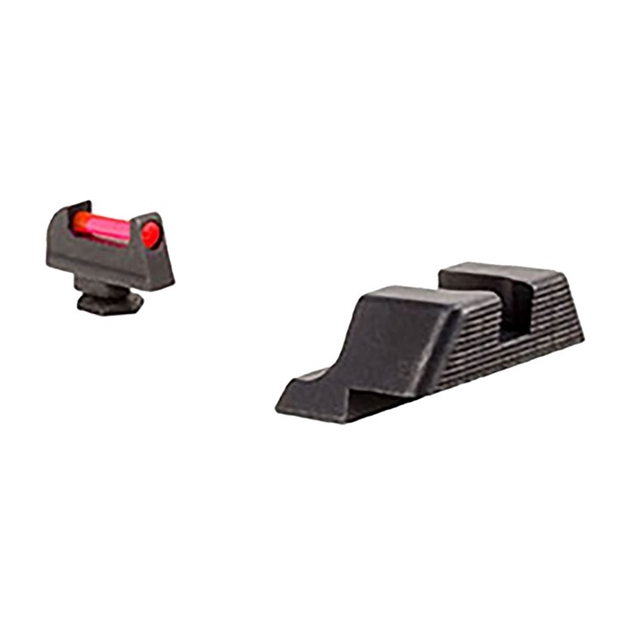Picture of Trijicon 601023 Fiber Sights  Red/Fiber Optic Front Sight-Black/Blank Rear Sight Glock 17/17L/19/22 Standard Frame GL701-C-601023