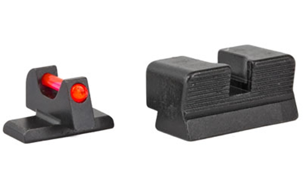 Picture of Trijicon 601050 Fiber Sights  Red/Fiber Optic Front Sight-Black/Blank Rear Sight Sig Sauer P225/P226/P228 #8 Front/#8 Rear SG701-C-601050