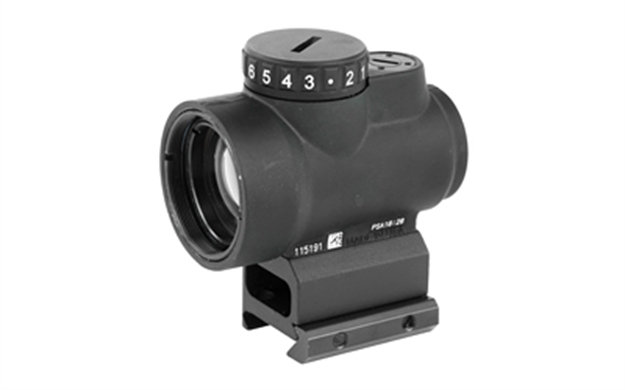 Picture of Trijicon 2200030 Mro  Matte Black 1 X 25 MM 2 Moa Green Dot Full Cowitness Mount MROC2200030