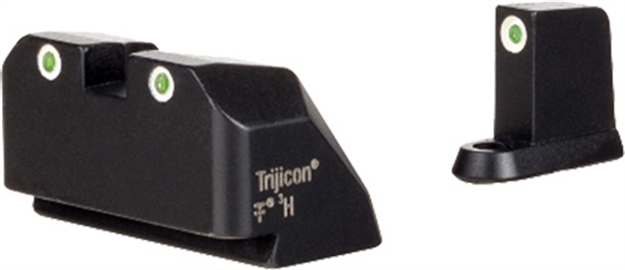 Picture of Trijicon Night Sight CZ P10 Suppressor Set 3 Dot Green! 601101