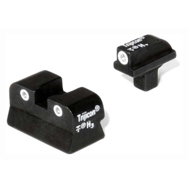 Picture of Trijicon Night Sight Set Colt Officers 3 Dot Green Stake-In