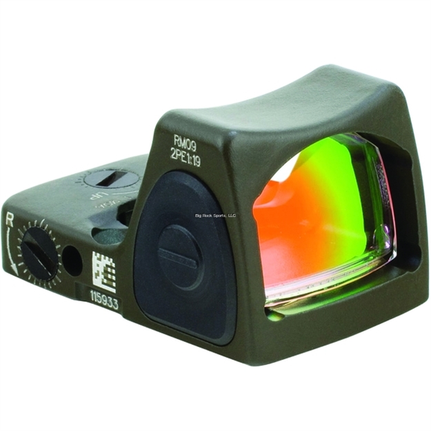 Picture of Trijicon Rmr Reflex Sight, Cr2032 Lithium Batt, 1X, Unlimited, Forged Aluminum Housing, 1 Moa Retical