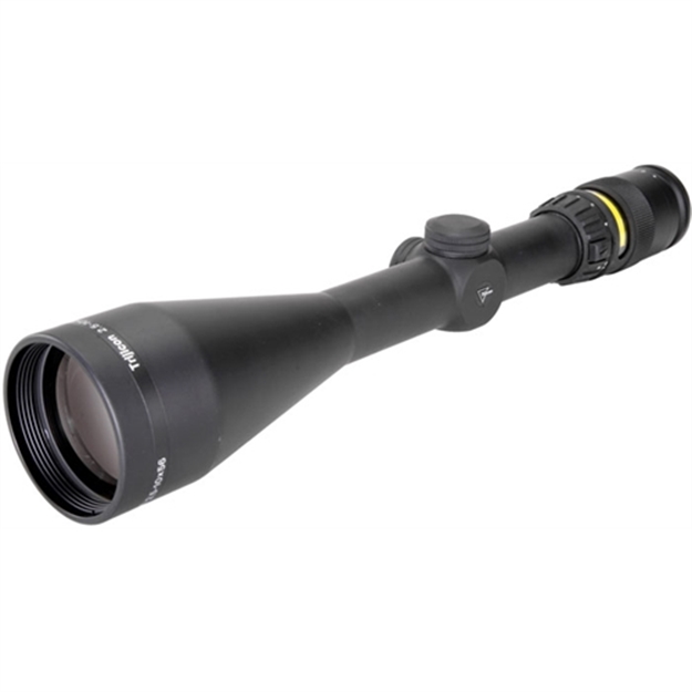 Picture of Trijicon 200027 Accupoint  Black Hardcoat Anodized 2.5-10X56mm 30Mm Tube Illuminated Mil-Dot Crosshair W/Amber Dot Reticle TR22-2