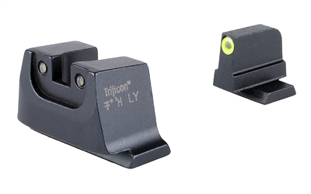 Picture of  Trijicon Sa240c601149 Suppressor/Optic Height Sights  Green/Tritium Yellow Outline Front Sight-Green/Tritium Black Outline Rear Sight Smith & Wesson M&P C.O.R.E./ M&P M2.0 719307620759