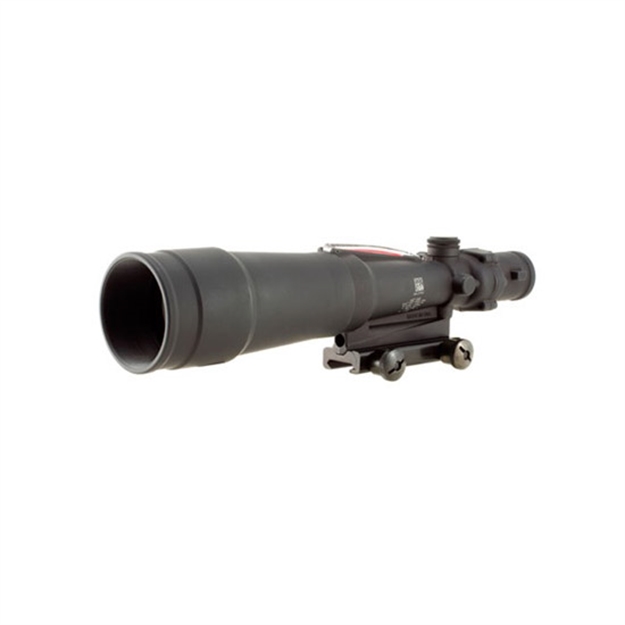 Picture of Trijicon 100173 Acog  Black Hardcoat Anodized 5.5X50mm Illuminated Red Chevron .223/5.56 Bdc Reticle TA55 719307302020