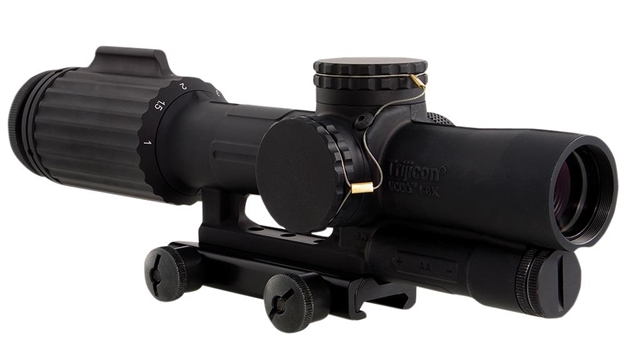 Picture of Trijicon 1600000 Vcog  Black Hardcoat Anodized 1-6X 24Mm Led Illuminated Red Segmented Circle W/Crosshair 223 55Gr Reticle VC16-C-1600000 719307320000