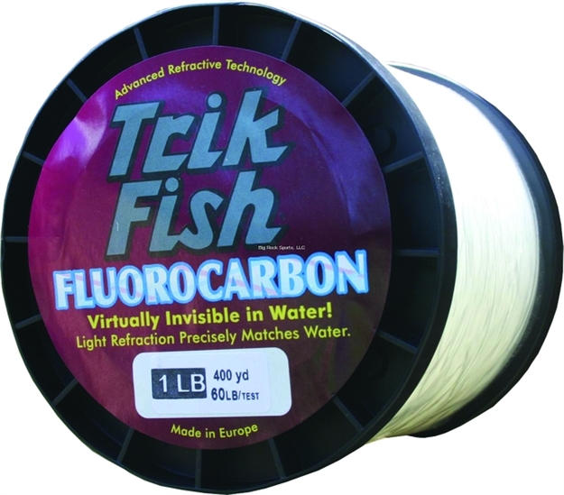Picture of Trik Fish Fluorocarbon Line 1 LB Spool 60Lb 400Yds Clear