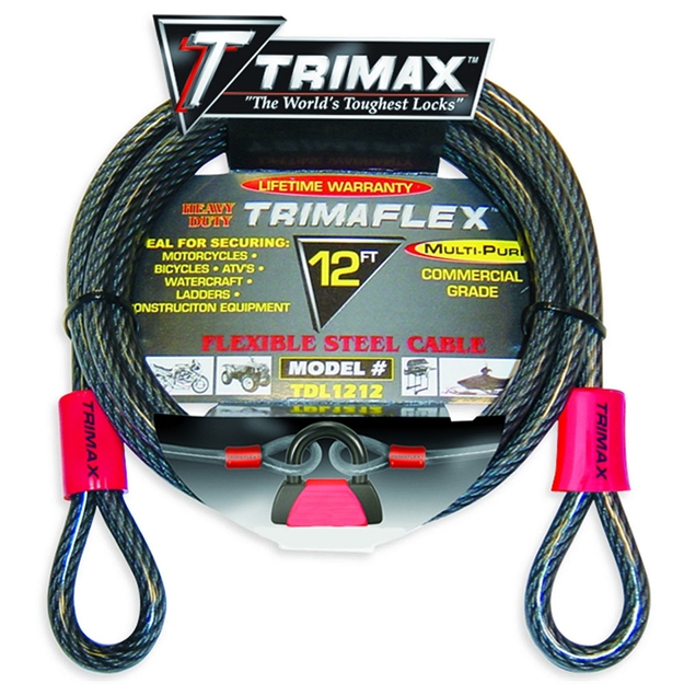 Picture of Trimax Trimaflex Dual Loop Multi-Use Cable 12 FT X 12 MM