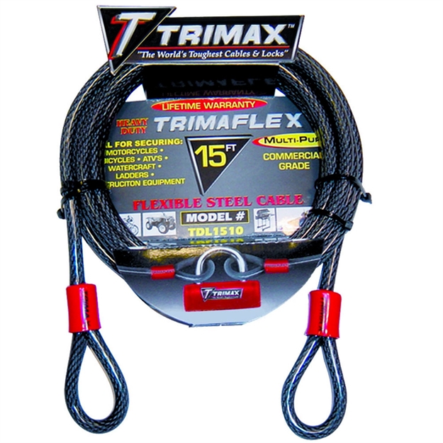 Picture of Trimax Trimaflex Dual Loop Multi-Use Cable 15 FT X 10 MM