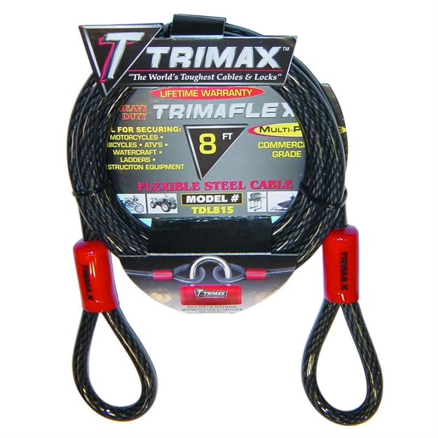 Picture of Trimax Trimaflex Dual Loop Multi-Use Cable 8 FT X 15 MM