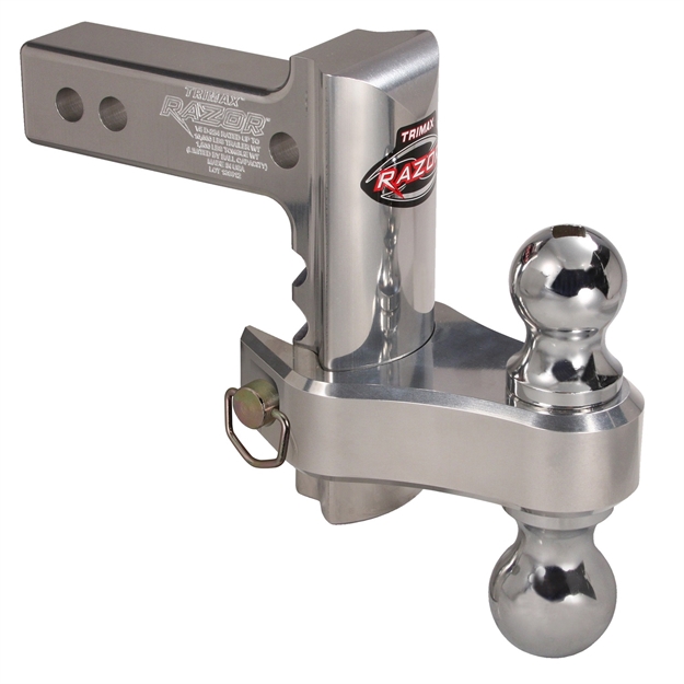 Picture of Trimax Trz6al-Rp Razor 6In Aluminum Adjust Hitch-Dual Ball