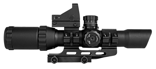 Picture of Trinity Force Sr11s1428bhv Assault II  1-4X 28Mm Obj 88.83-26.24 FT @ 100 Yds Fov 30Mm Tube Black Matte Finish Illuminated Mil-Dot