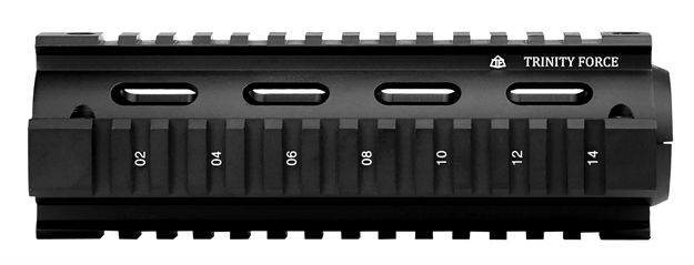 Picture of Trinity Force Corp Yg0016b Quad Rail Mil-Std 1913 6061-T6 Aluminum Black Hard CO