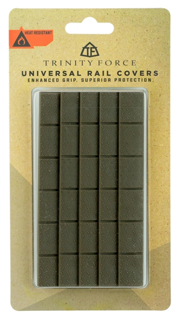 Picture of Trinity Force Mnrks Universal Keymod/Mlok Rail Cover Tan Heat Resistant Rubber 4.7" L X 0.6" W