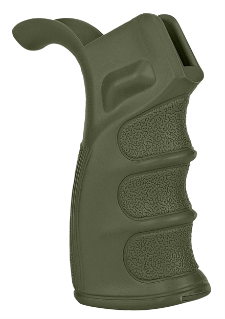 Picture of Trinity Force Wbg01g AR Grip W/Storage Ar-15/M16/M4 Grooved Green Polymer
