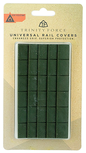 Picture of Trinity Force Wnrkg Universal Keymod/Mlok Rail Cover Green Heat Resistant Rubber 4.7" L X 0.6" W
