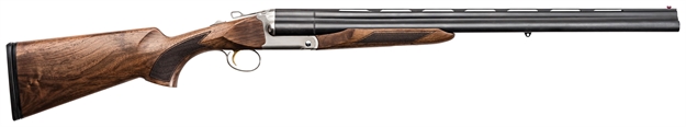 Picture of  Charles Daly 930078 Triple Crown  12 Gauge 3+1 3" 28" Vent Rib Blued Tripled Barrel, Silver Finished Steel Receiver, Oiled Walnut Fixed Checkered Stock, Includes 5 Chokes