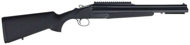 Picture of Charles Daly 930110 Triple Threat  12 Gauge 3Rd 3" 18.50" Blued Triple Barrel, Blued Steel Receiver, Checkered Synthetic Stock & Forend, Non-Removable Butt Stock, Includes 5 Choke Tubes, 930.110