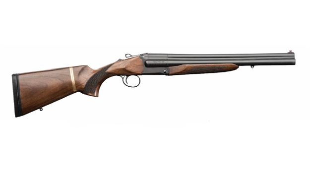 Picture of Charles Daly Triple Threat Shotgun, 20Ga-3", Blued, 18.5" Bbl, FO Front Sight, 2 Piece Walnut Stock, Mc-5, Break Down Case Included 930109 053670717732