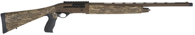 Picture of  Tristar 24151 Viper G2 Turkey 12 Gauge 3" 5+1 24" Barrel, Bronze Cerakote Receiver, Mossy Oak Bottomland Fixed Pistol Grip Stock, Includes 4 Mobilchoke