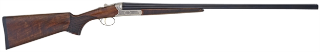 Picture of  Tristar 38116 Bristol Sxs Full Size 16 Gauge Break Open 3" 2Rd 28" Blued Side BY Side Barrel, Nickel Engraved W/24K Gold Inlay Steel Receiver, Fixed Oiled Turkish Walnut Stock, Right Hand 713780381169