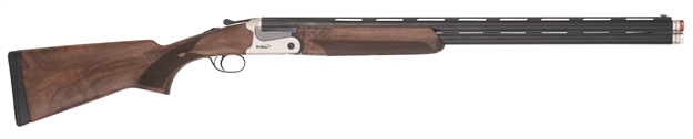 Picture of  Tristar 33176 Cypher X 28 Gauge Break Open 3" 2Rd 28" Blued Over/Under Vent Rib Barrel, Stainless Aluminum Receiver, Fixed Turkish Walnut Stock