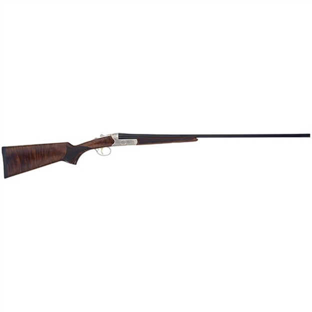 Picture of  Tristar 38141 Bristol Sxs Full Size 410 Gauge Break Open 3" 2Rd 28" Blued Side BY Side Barrel, Nickel Engraved W/24K Gold Inlay Steel Receiver, Fixed Oiled Turkish Walnut Stock, Right Hand