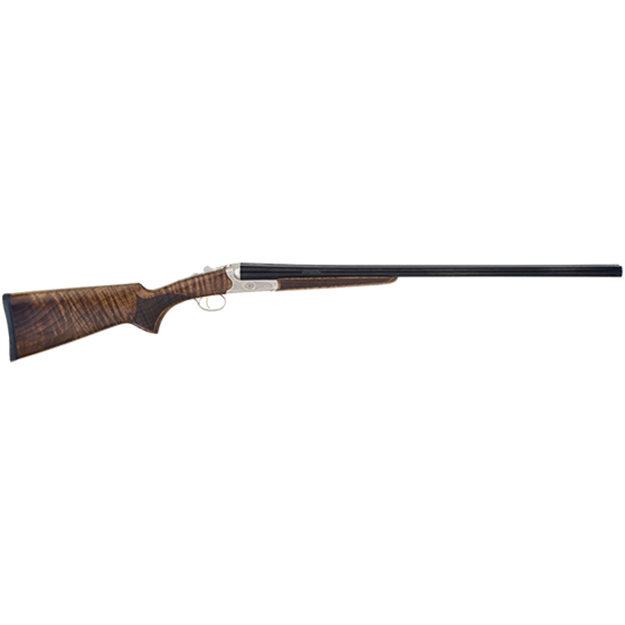 Picture of  Tristar 38116 Bristol Sxs Full Size 16 Gauge Break Open 3" 2Rd 28" Blued Side BY Side Barrel, Nickel Engraved W/24K Gold Inlay Steel Receiver, Fixed Oiled Turkish Walnut Stock, Right Hand 713780381169