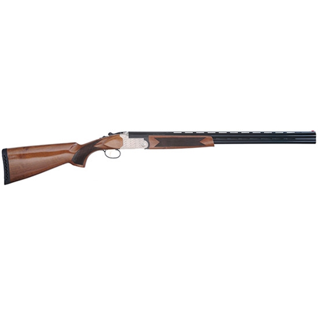 Picture of  Tristar 30206 Setter S/T  Full Size 20 Gauge Break Open 3" 2Rd 26" Black Vent Rib Barrel, Engraved Silver Steel Receiver, Fixed Turkish Walnut Stock, Beretta/Benelli Chokes, Right Hand