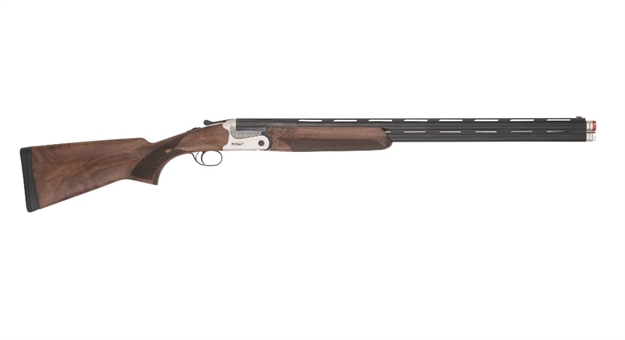 Picture of  Tristar 33170 Cypher X Over/Under 12 Gauge 3" 2Rd 28" Blued Chrome-Lined, Lightweight Stainless Aluminum Rec, Deluxe Walnut Furniture, Fiber Optic Sight, 5 Ext. Chokes