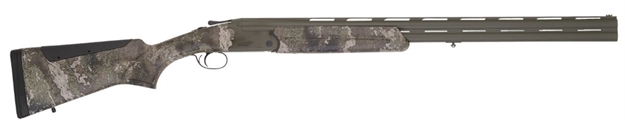 Picture of  Tristar 35223 Hunter Mag II Full Size 12 Gauge Break Open 3.50" 2Rd 28" OD Green Over/Under Vent Rib Barrel, OD Green Steel Receiver, Fixed Truetimber Strata Synthetic Stock, Right Hand 713780352237