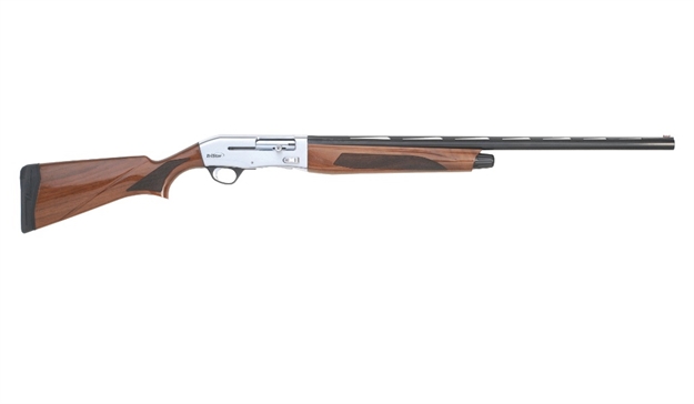 Picture of  Tristar 24263 Viper G2 Pro Full Size 410 Gauge Semi-Auto 3" 5+1 28" Black Vent Rib Barrel, Silver Steel Receiver, Fixed Turkish Walnut Stock, Beretta/Benelli Mobil Chokes, Right Hand 713780242637