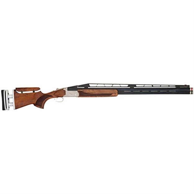 Picture of  Tristar 35418 Tt-15A Combo Trap 12 Gauge Break Open 3" 1Rd/2Rd 32/34" Blued Vent Rib Chrome-Lined Barrel, Silver Receiver, Walnut Wood Fixed W/Adj Comb Stock, Right Hand