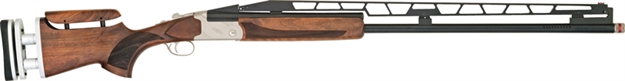 Picture of  Tristar 35414 Tt-15A Unsingle Usa 12 Gauge 1Rd 2.75" 34" Adjustable Rib Barrel Silver Rec Walnut Fixed With Adjustable Comb Stock Right Hand (Full Size) Includes 3 Extended Mobilchoke 713780354149