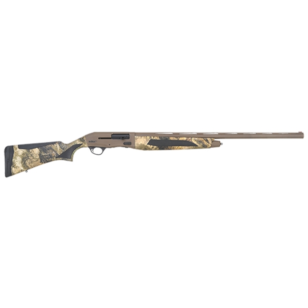 Picture of  Tristar 24227 Viper G2 Pro 20 Gauge 3" 5+1 28" Flat Dark Earth Barrel/Receiver, Mossy Oak Terra Bayou Stock, Oversized Controls, Includes 3 Mobilchoke