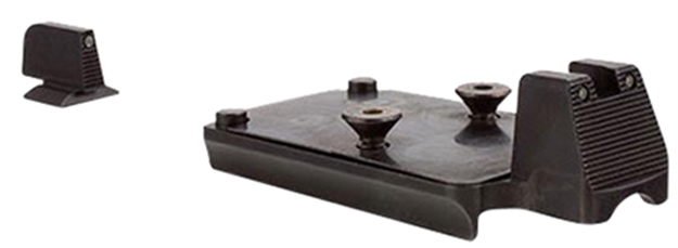 Picture of Trijicon 600757 Bright & Tough Night Sights  Green/Tritium Black Outline Front Sight-Green Tritium Black Outline Rear Sight Rmr/Sro 1911/2011 CA428-C-600757