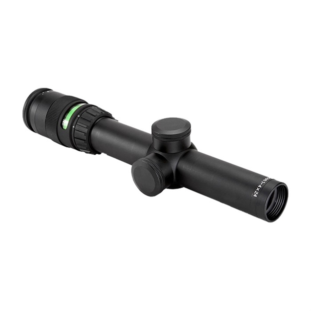 Picture of Trijicon 200071 Accupoint  Black Hardcoat Anodized 1-4X 24Mm 30Mm Tube Illuminated Duplex Crosshair W/Green Dot Reticle TR24-C-200071