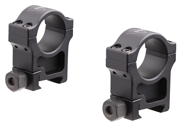 Picture of  Trijicon Ac22006 Riflescope Rings  Black Hardcoat Anodized  1"  Extra High 719307400559