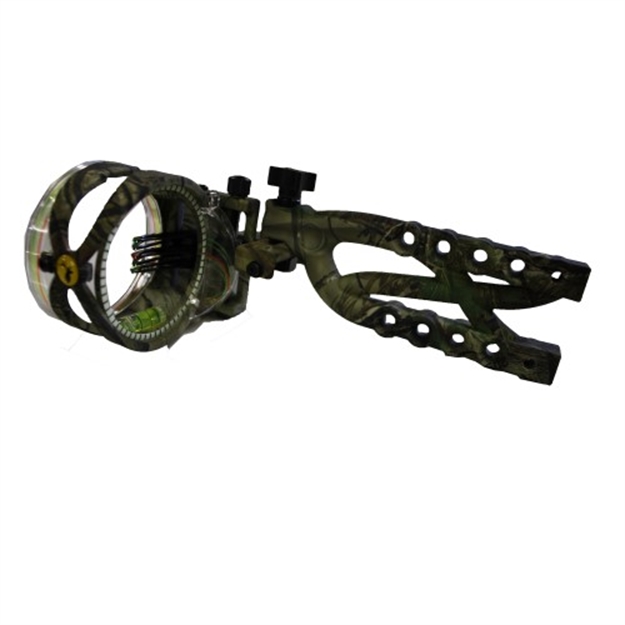 Picture of Trophy Ridge Cypher Bow Sight 5 Pin .019 Micro Adj  Camo