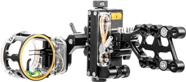 Picture of Trophy Ridge Ridge Bow Sight React Trio Pro 3-Pin .019 RH Black