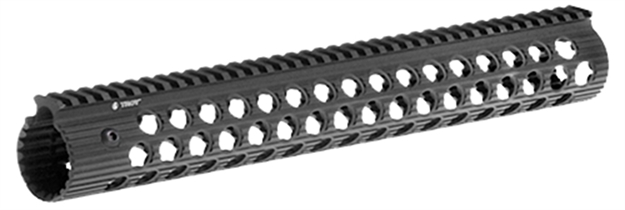 Picture of Troy Ind Strxal115bt01 Alpha Rail  Black Anodized Aluminum Ar-15/M16 15" Long STRX-AL1-15BT-01 812699015506