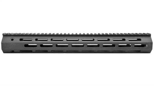 Picture of Troy Ind Sraiml115bt00 Battle Rail  15" L Aluminum With Black Anodized Finish & M-Lok Slots For Ar-15 SRAI-ML1-15BT-00