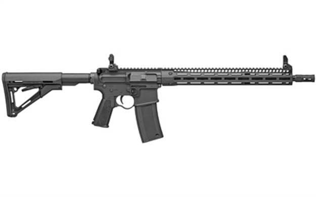 Picture of  Troy Ind Scarca416btb1 Scar A4 223 Rem Caliber With 16" Barrel, 30+1 Capacity, Black Hard Coat Anodized Metal Finish, Black Collapsible Stock & Polymer Grip Right Hand