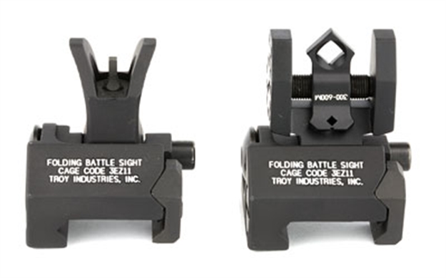 Picture of Troy Ind Ssig-45S-Mdft-00 45 Degree Offset Battlesight Set  Flat Dark Earth Anodized M4 Front & Dioptic Rear SSIG-MCM-SSBT-00 812699014622
