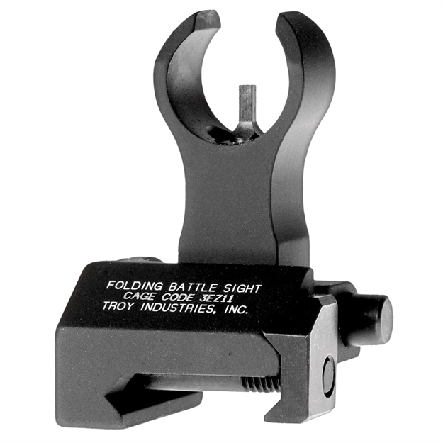 Picture of Troy Ind Ssigfbsfhbt00 Front Folding Battlesight HK  Black Hardcoat Anodized SSIG-FBS-FHBT-00